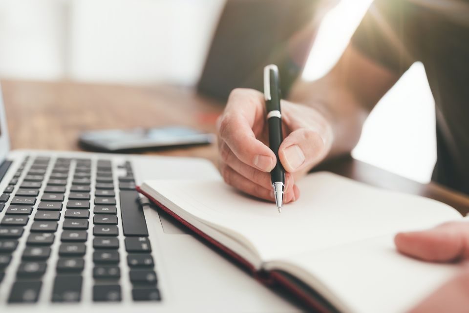Taking notes to build a plan
